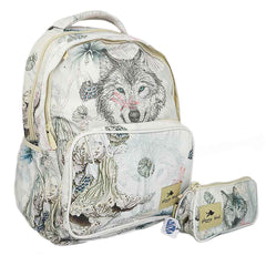 School Bag 2291 - Wolf, Kids, School And Laptop Bags, Chase Value, Chase Value