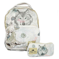 School Bag 2291 - Wolf, Kids, School And Laptop Bags, Chase Value, Chase Value