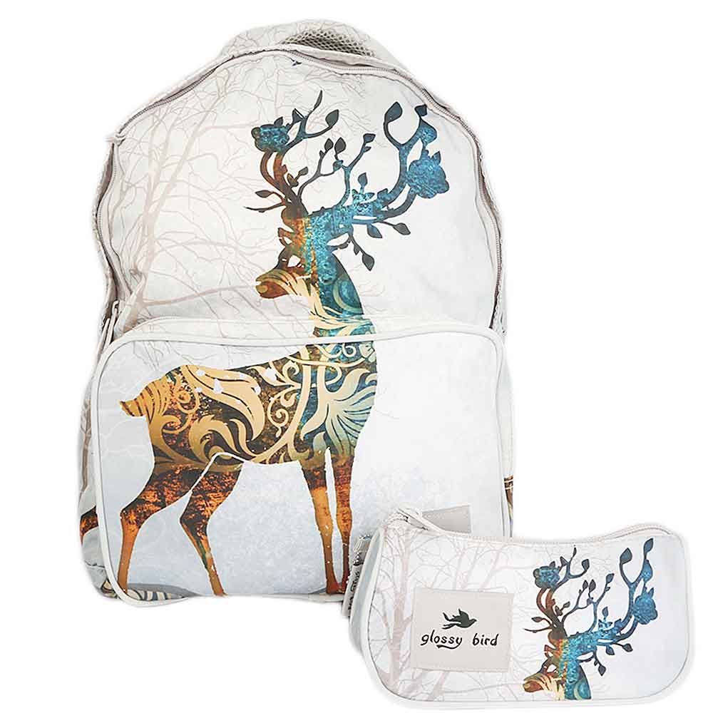 School Bag 2291 - Deer, Kids, School And Laptop Bags, Chase Value, Chase Value