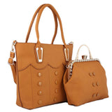 Women's Handbag 2 Pcs (129) - Camel, Women, Bags, Chase Value, Chase Value