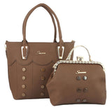Women's Handbag 2 Pcs (129) - Coffee, Women, Bags, Chase Value, Chase Value
