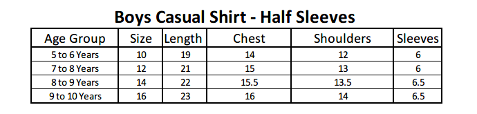 Boys Half Sleeves Printed Shirt - Blue, Kids, Boys Shirts, Chase Value, Chase Value