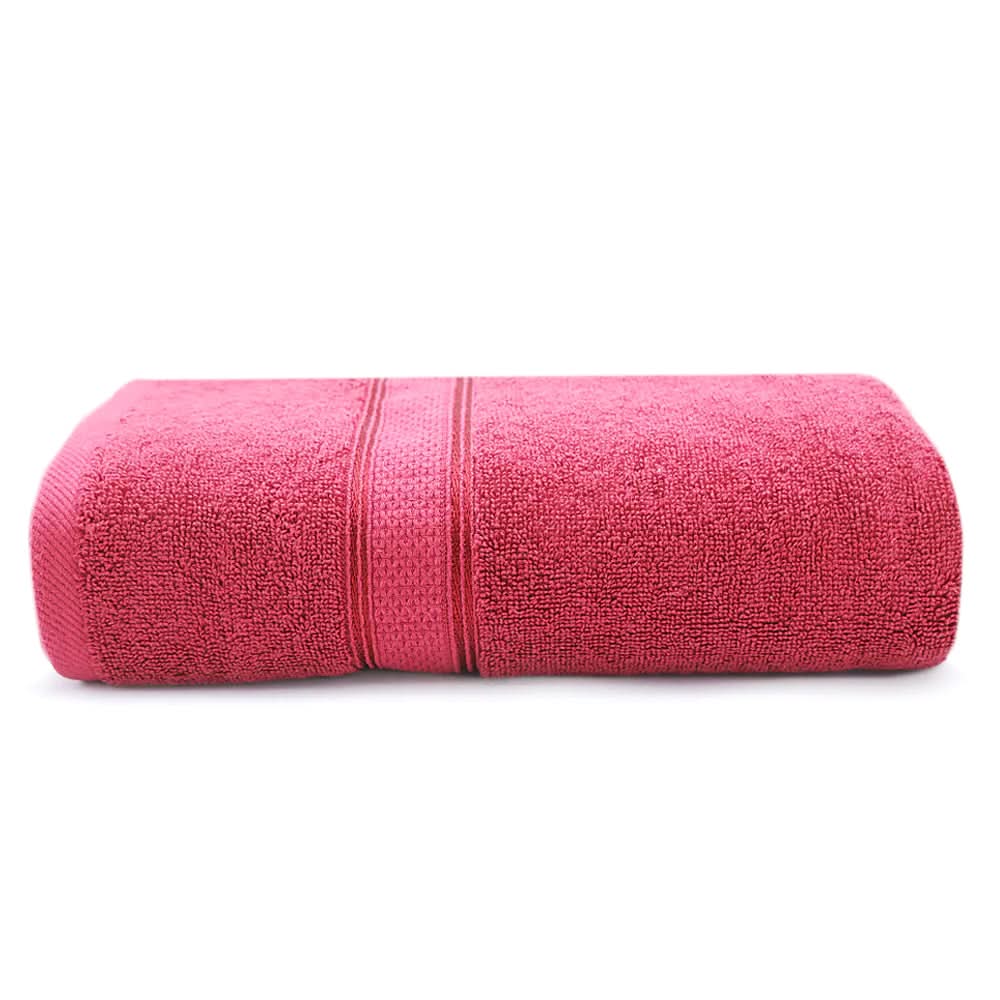 Bath Towel - Red, Bath Towels, Chase Value, Chase Value