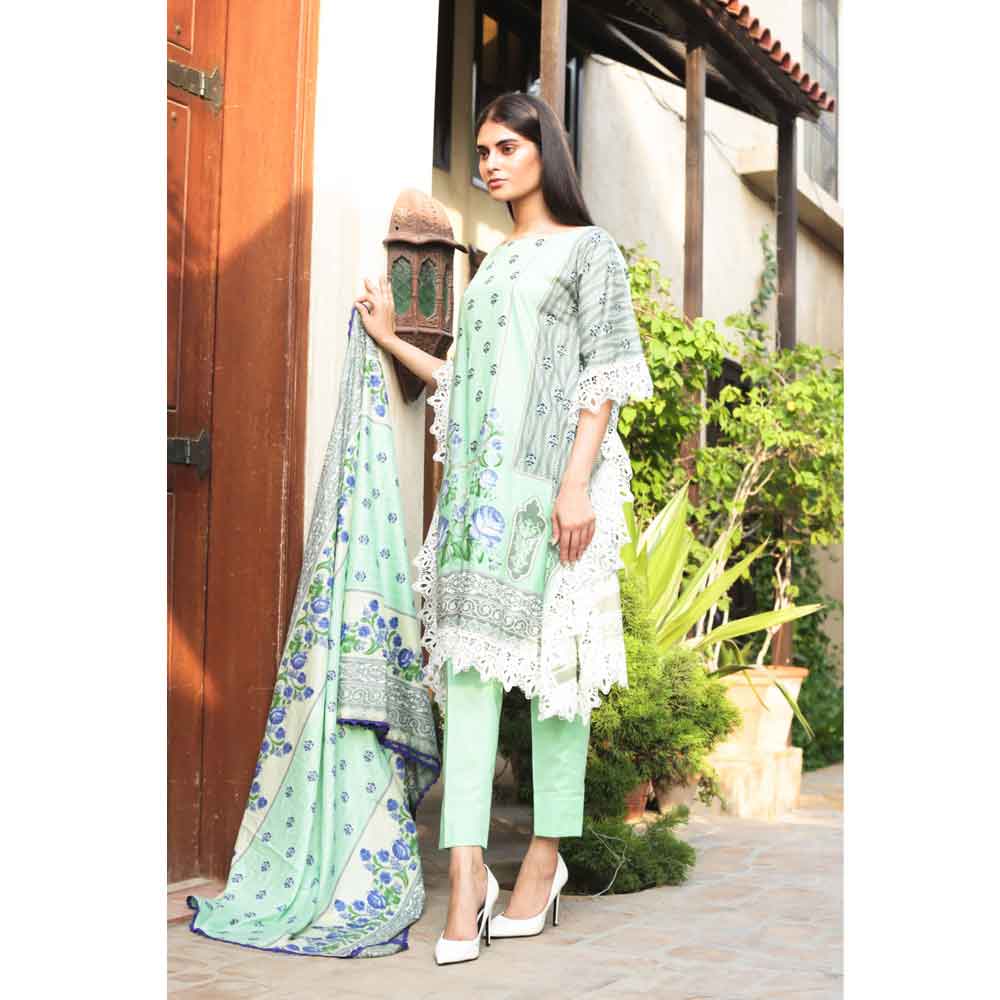 Cotrina Printed Cotton 3 Piece Un-Stitched Suit - 13, Women, 3Pcs Shalwar Suit, Regalia Textiles, Chase Value