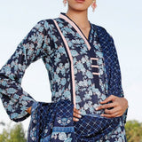 VS Daman Printed Lawn 3 Pcs Un-Stitched Suit Vol 2 - 1316-A, Women, 3Pcs Shalwar Suit, VS Textiles, Chase Value