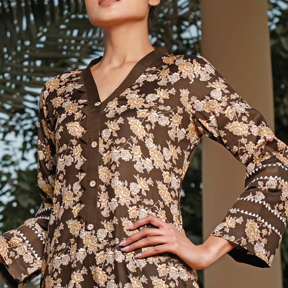 VS Daman Printed Lawn 3 Pcs Un-Stitched Suit Vol 2 - 1316-B, Women, 3Pcs Shalwar Suit, VS Textiles, Chase Value