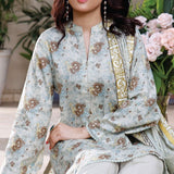 VS Daman Printed Lawn 3 Pcs Un-Stitched Suit Vol 3 - 1317-A, Women, 3Pcs Shalwar Suit, VS Textiles, Chase Value