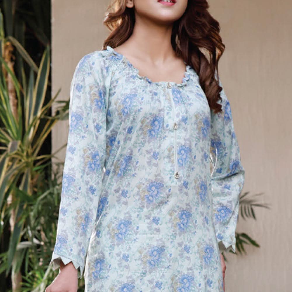 VS Daman Printed Lawn 3 Pcs Un-Stitched Suit Vol 3 - 1317-B, Women, 3Pcs Shalwar Suit, VS Textiles, Chase Value