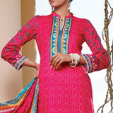 VS Daman Printed Lawn 3 Pcs Un-Stitched Suit Vol 2 - 1319-A, Women, 3Pcs Shalwar Suit, VS Textiles, Chase Value