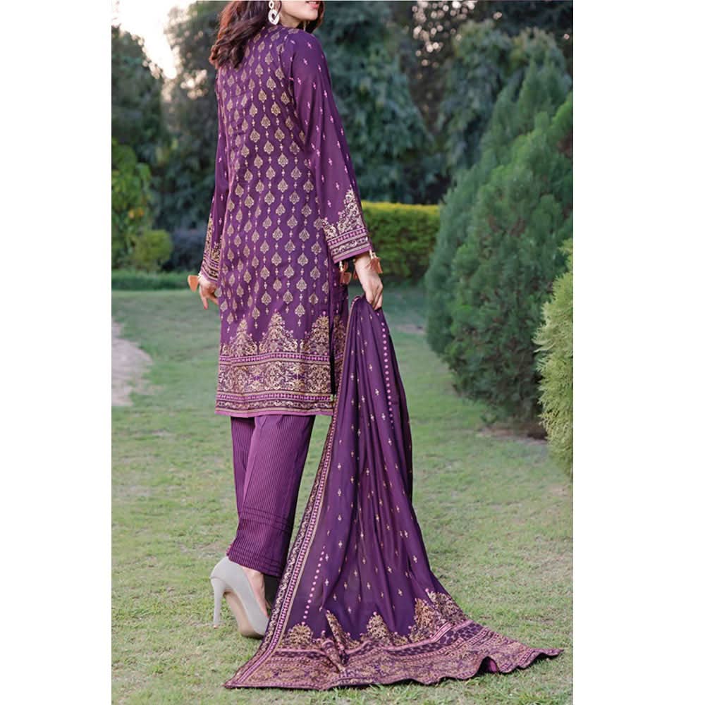 VS Daman Printed Lawn 3 Pcs Un-Stitched Suit Vol 3 - 1321-A, Women, 3Pcs Shalwar Suit, VS Textiles, Chase Value