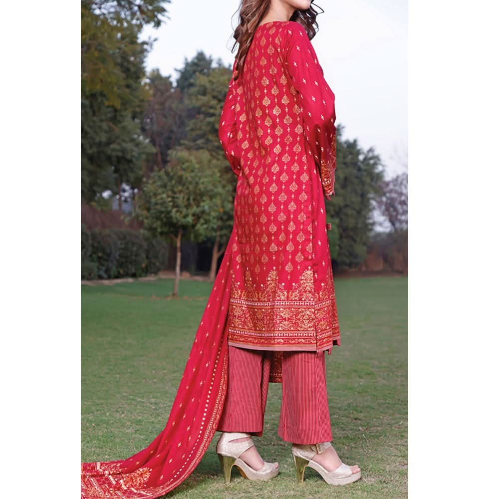 VS Daman Printed Lawn 3 Pcs Un-Stitched Suit Vol 3 - 1321-C, Women, 3Pcs Shalwar Suit, VS Textiles, Chase Value