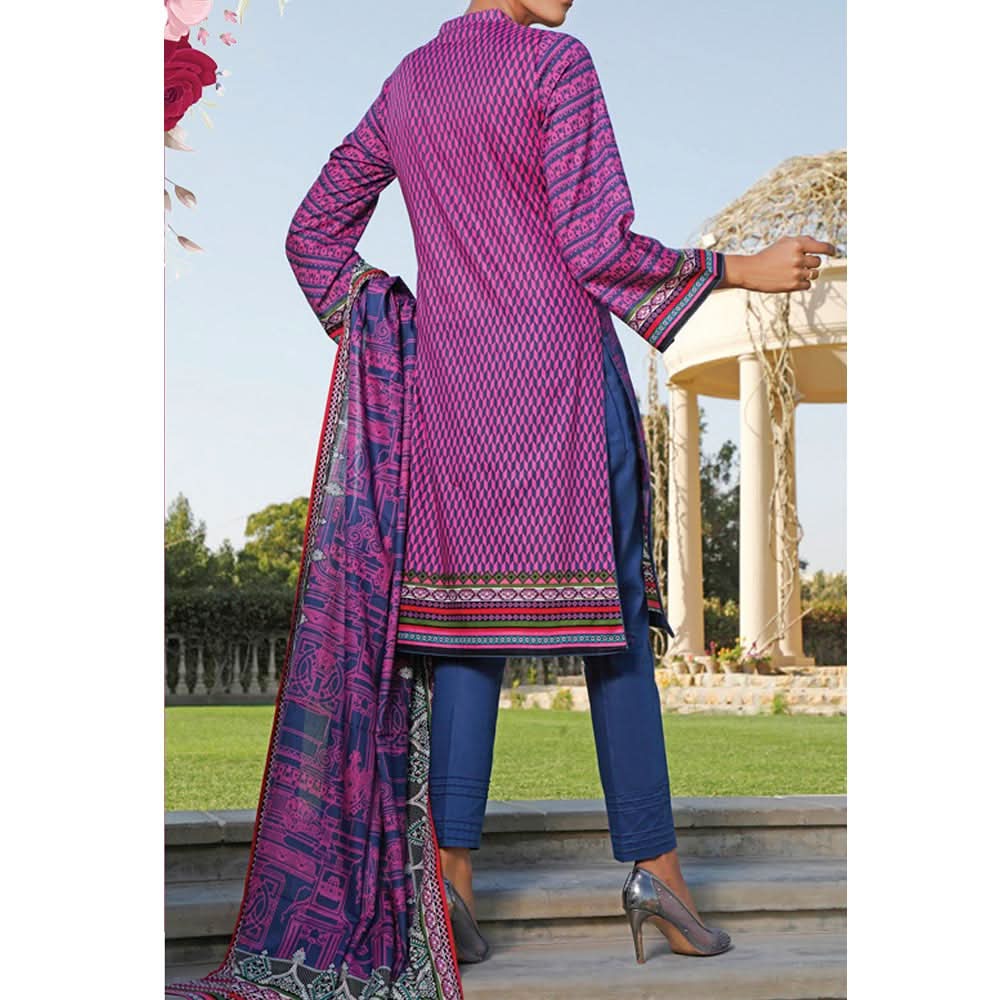 VS Daman Printed Lawn 3 Pcs Un-Stitched Suit Vol 2 - 1322-A, Women, 3Pcs Shalwar Suit, VS Textiles, Chase Value