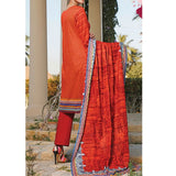 VS Daman Printed Lawn 3 Pcs Un-Stitched Suit Vol 2 - 1322-B, Women, 3Pcs Shalwar Suit, VS Textiles, Chase Value