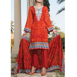 VS Daman Printed Lawn 3 Pcs Un-Stitched Suit Vol 2 - 1322-B, Women, 3Pcs Shalwar Suit, VS Textiles, Chase Value