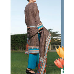 VS Daman Printed Lawn 3 Pcs Un-Stitched Suit Vol 2 - 1323-B, Women, 3Pcs Shalwar Suit, VS Textiles, Chase Value