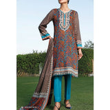 VS Daman Printed Lawn 3 Pcs Un-Stitched Suit Vol 2 - 1323-B, Women, 3Pcs Shalwar Suit, VS Textiles, Chase Value