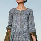 VS Daman Printed Lawn 3 Pcs Un-Stitched Suit Vol 2 - 1324-B, Women, 3Pcs Shalwar Suit, VS Textiles, Chase Value