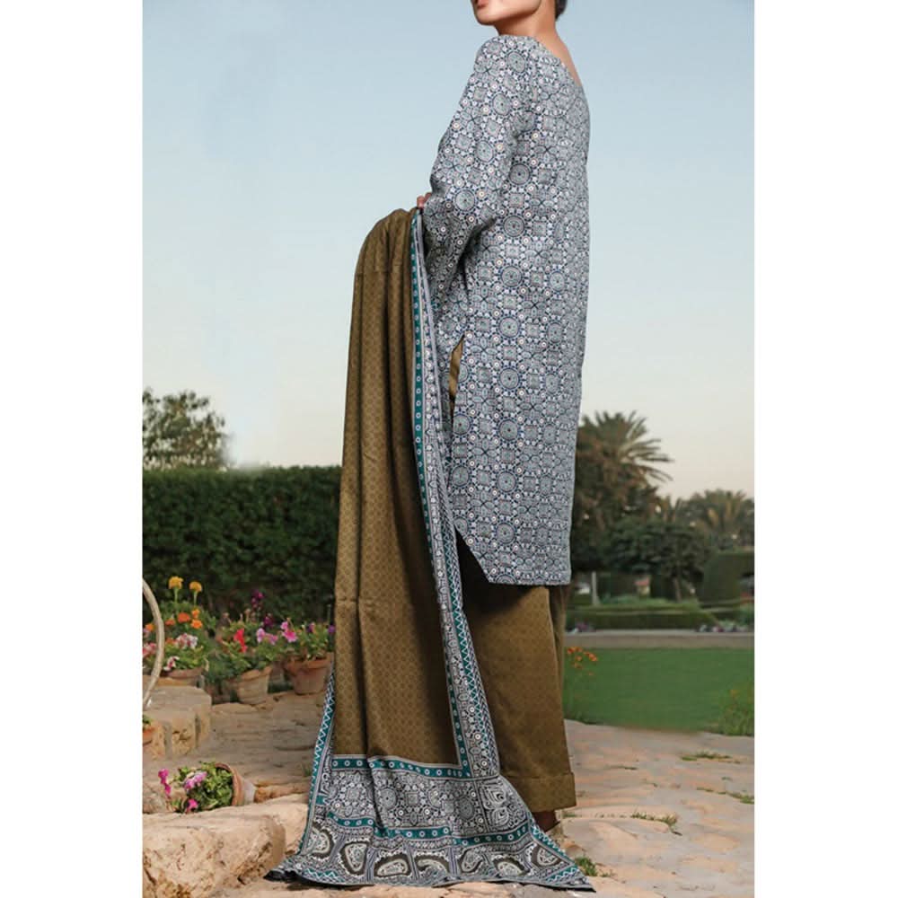 VS Daman Printed Lawn 3 Pcs Un-Stitched Suit Vol 2 - 1324-B, Women, 3Pcs Shalwar Suit, VS Textiles, Chase Value