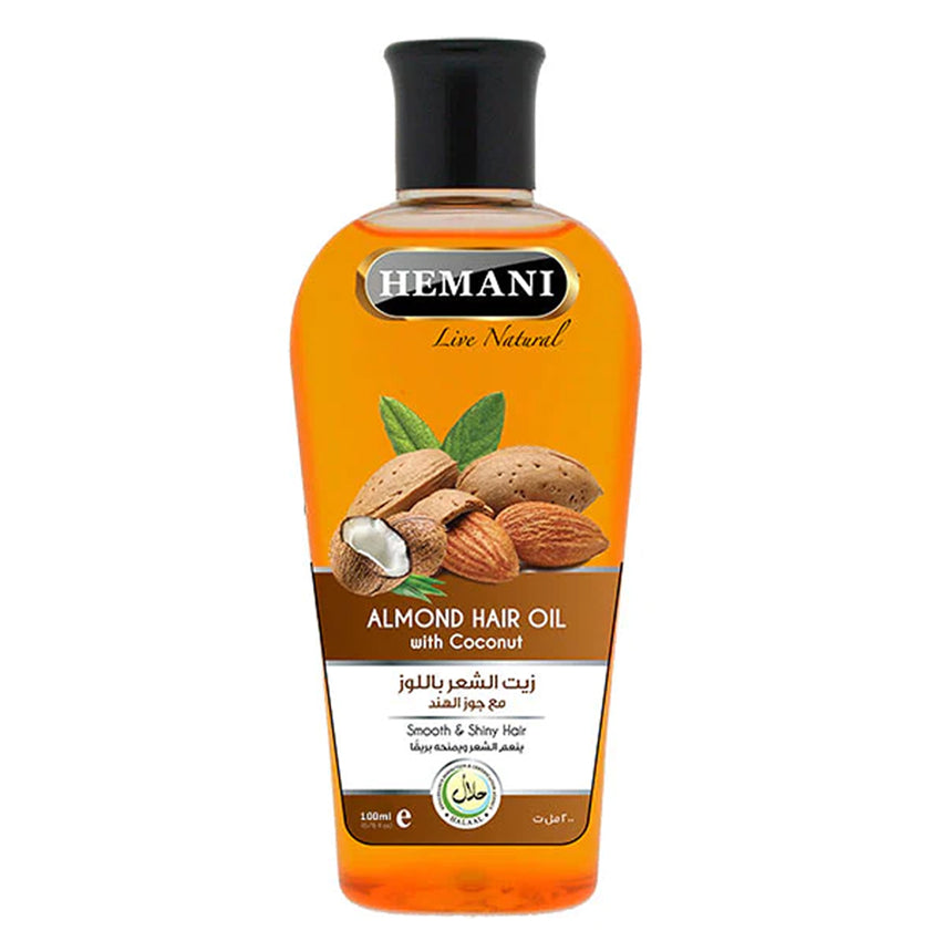 Hemani Hair Oil 100 ML - Almond, Beauty & Personal Care, Hair Oils, WB By Hemani, Chase Value