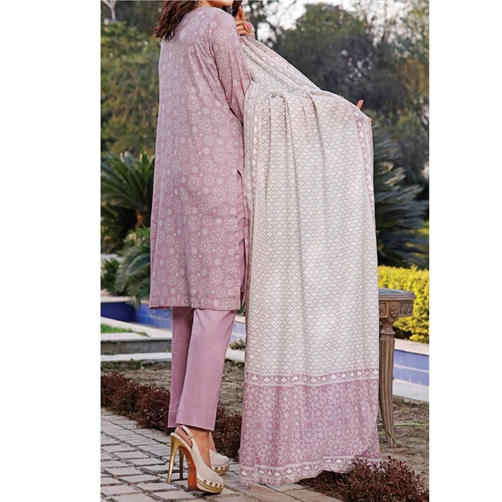 VS Daman Printed Lawn 3 Pcs Un-Stitched Suit Vol 3 - 1332-A, Women, 3Pcs Shalwar Suit, VS Textiles, Chase Value