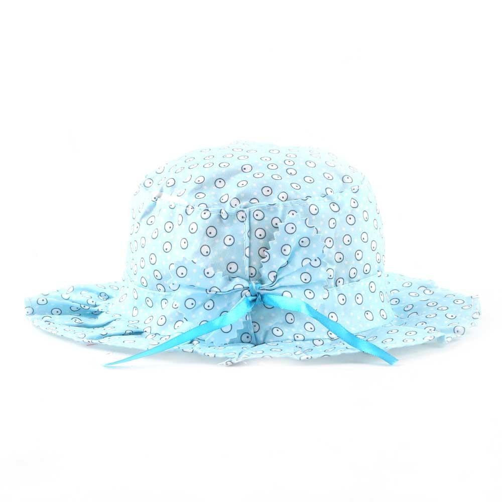 Girls Floppy Hat - L-Blue - test-store-for-chase-value