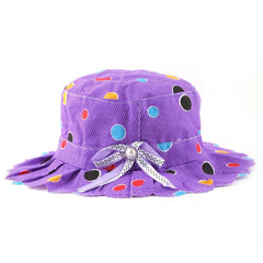 Girls Floppy Hat - Purple - test-store-for-chase-value