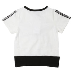 Boys V Neck T-Shirt - White - test-store-for-chase-value