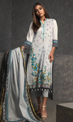 Orient Ethnic Stamp Printed Lawn Suit-B065 - test-store-for-chase-value