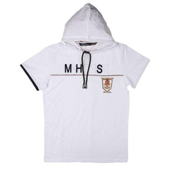 Boys Hooded T-Shirt - White - test-store-for-chase-value