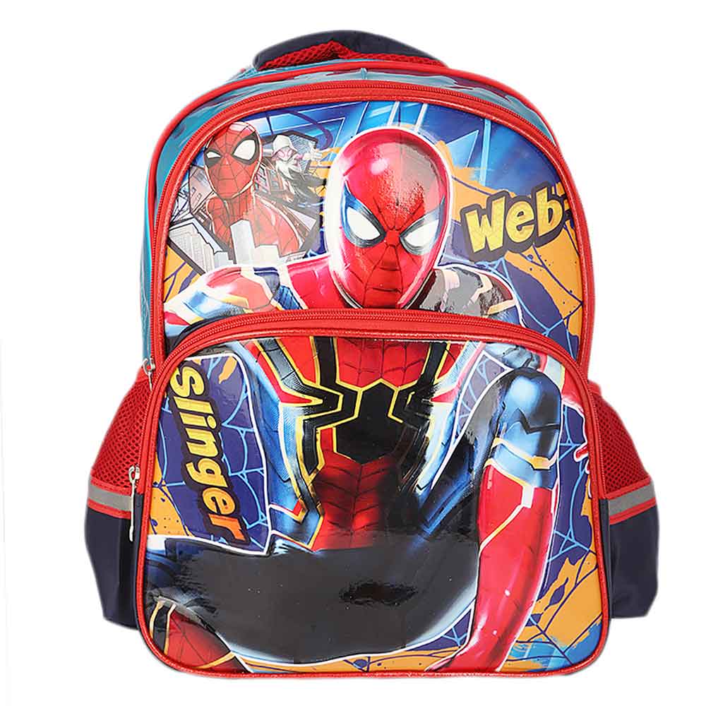 School Bag 9036 - Spider-man, Kids, School And Laptop Bags, Chase Value, Chase Value