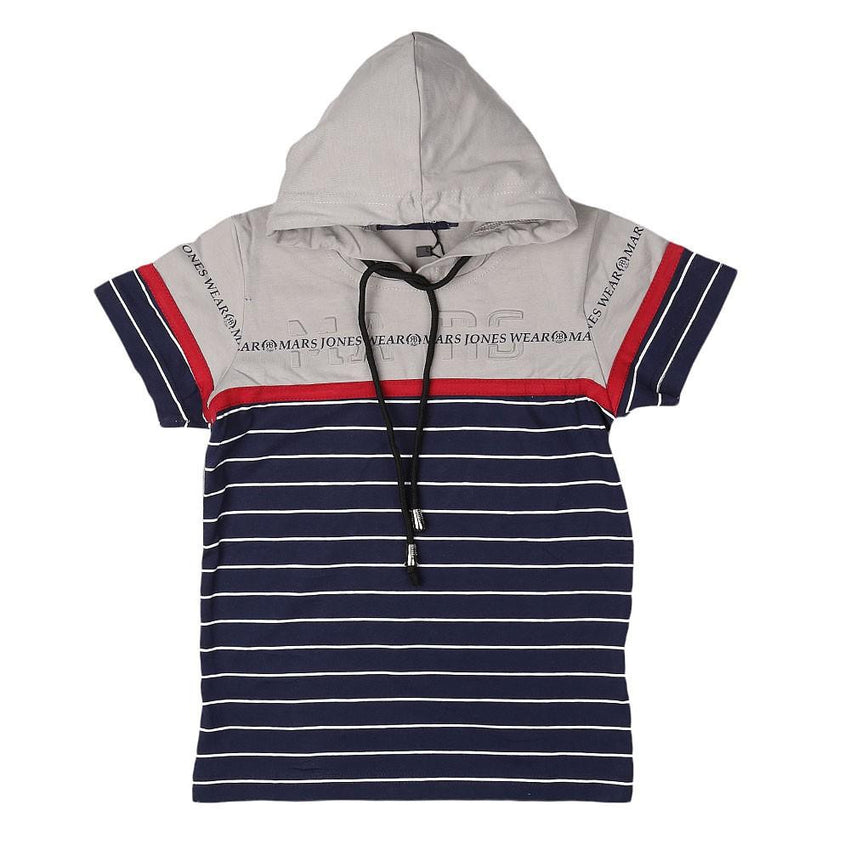 Boys Hooded T-Shirt - Light Grey - test-store-for-chase-value