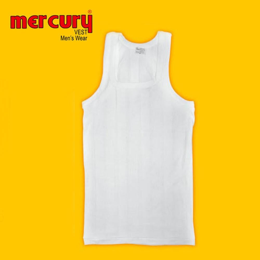 Mercury Sando Vest For Men - White - Chase Value Centre