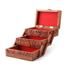 Hand Made Wooden Jewelery Box - S - test-store-for-chase-value