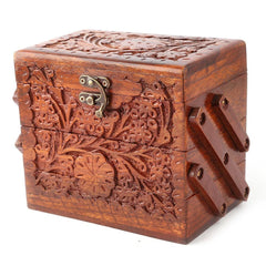 Hand Made Wooden Jewelery Box - S - test-store-for-chase-value