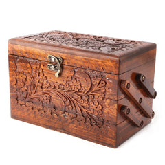 Hand Made Wooden Jewelery Box - M - test-store-for-chase-value