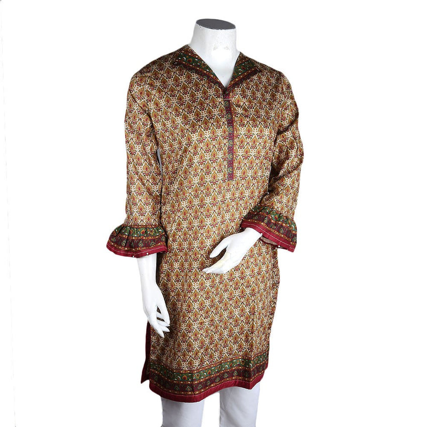 Women's Printed Lawn Kurti - Multi - test-store-for-chase-value