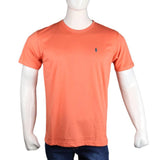 Men's T-Shirt Round Neck - Orange - test-store-for-chase-value