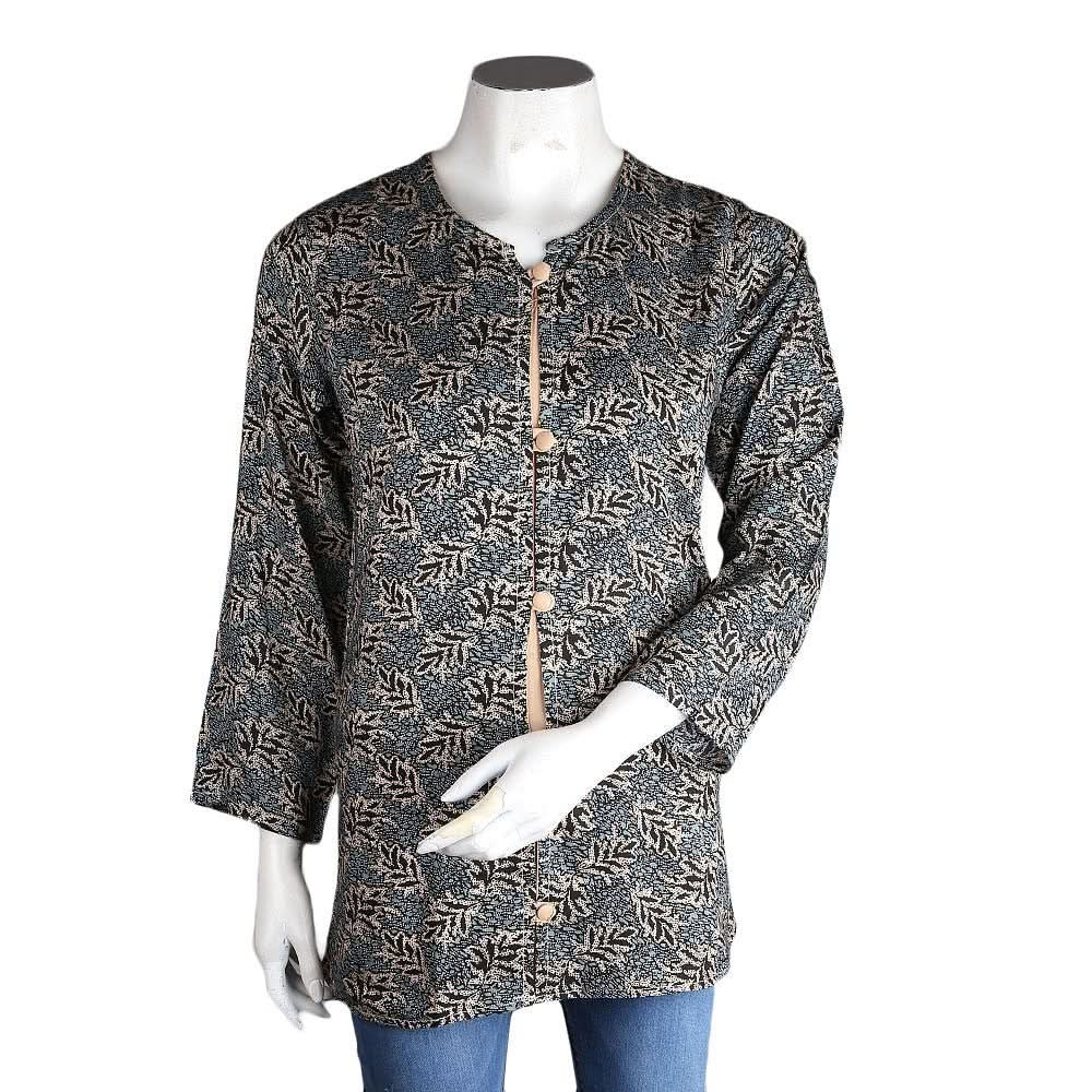 Women's Western Top - Grey - test-store-for-chase-value
