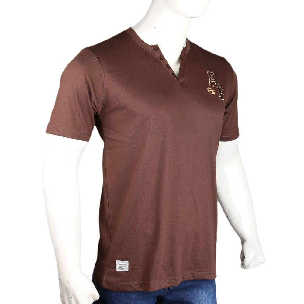 Men's T-Shirt - Dark Brown - test-store-for-chase-value