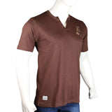 Men's T-Shirt - Dark Brown - test-store-for-chase-value