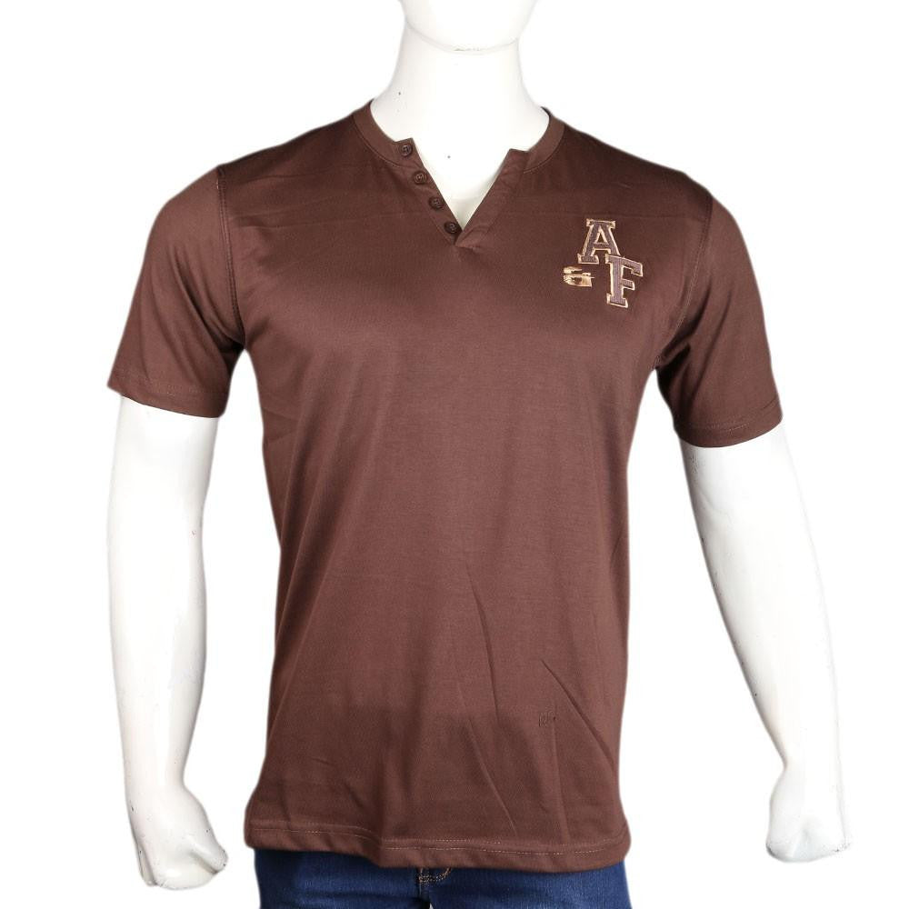 Men's T-Shirt - Dark Brown - test-store-for-chase-value