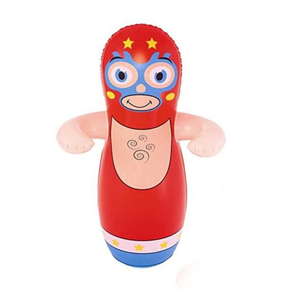 Pop Wrestler Punching Bag - Red - test-store-for-chase-value