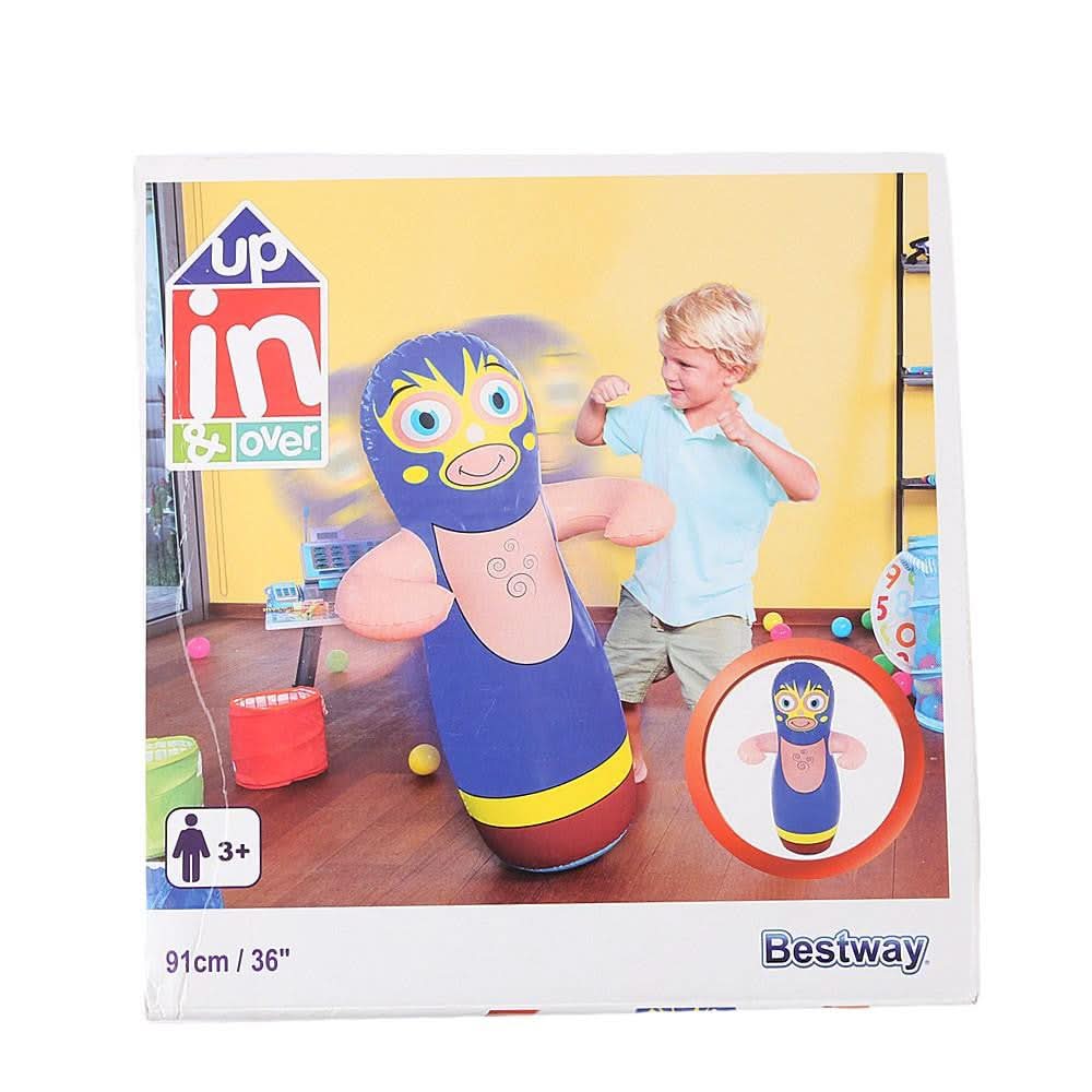 Pop Wrestler Punching Bag - Blue - test-store-for-chase-value
