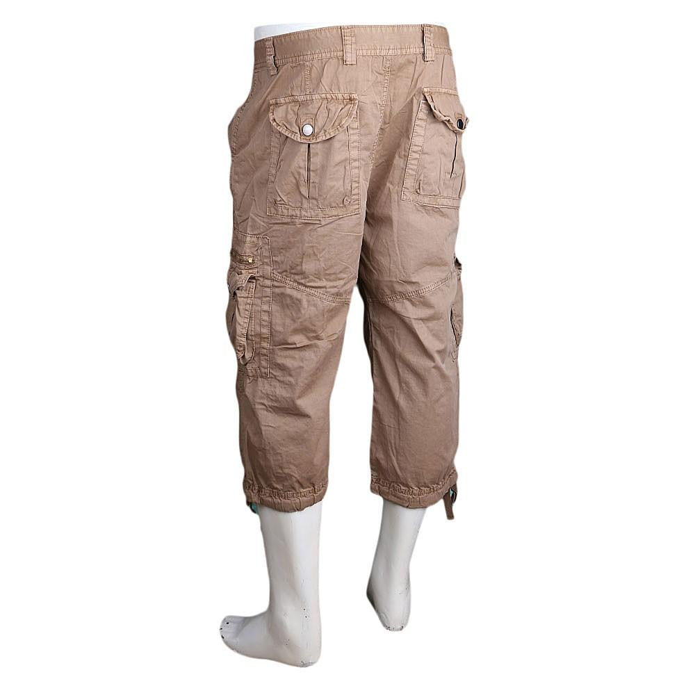 Men's 3Qtr Cargo Short - Beige - test-store-for-chase-value
