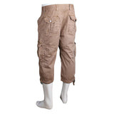 Men's 3Qtr Cargo Short - Beige - test-store-for-chase-value