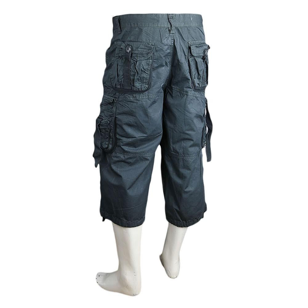 Men's 3Qtr Cargo Short - Grey - test-store-for-chase-value