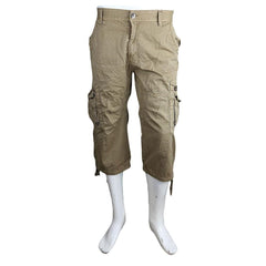 Men's 3Qtr Cargo Short - Light Brown - test-store-for-chase-value