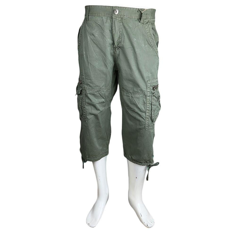 Men's 3Qtr Cargo Short - Green - test-store-for-chase-value
