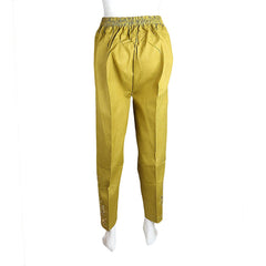 Women's Embroidered Trouser - Green - test-store-for-chase-value