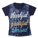 Girls Sequence T-Shirt - Navy Blue - Navy/Blue - test-store-for-chase-value